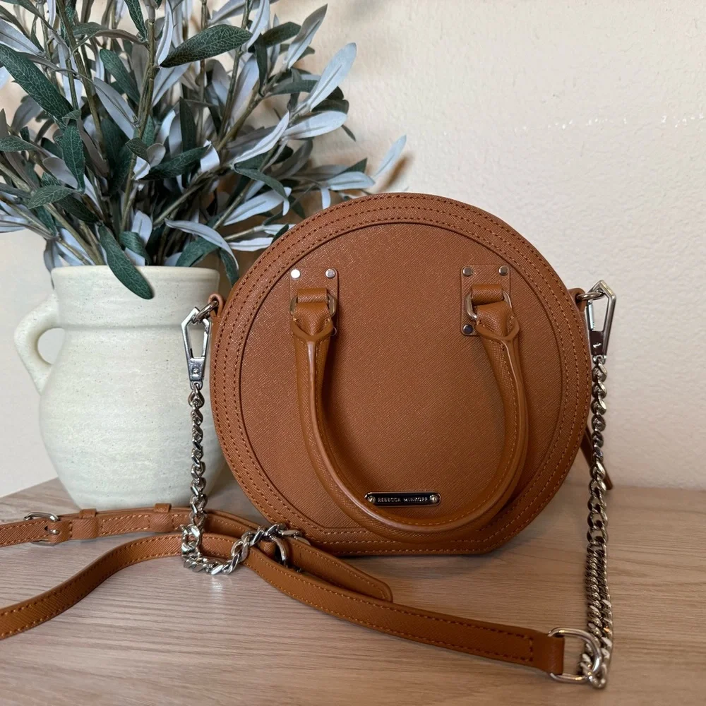 Rebecca Minkoff brown Round Crossbody Bag - Picture 1 of 7